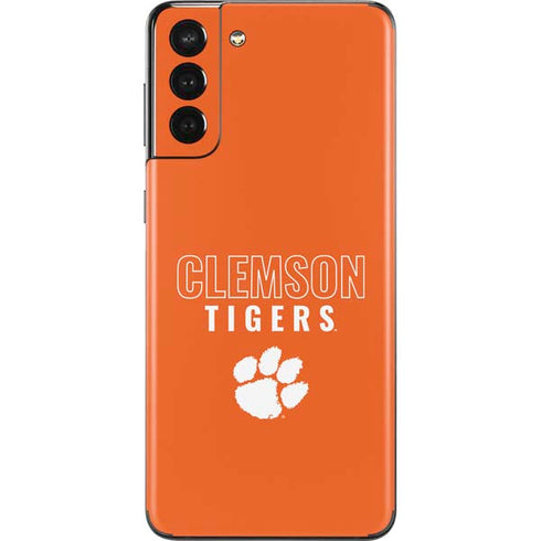 Clemson University Tigers Logo Galaxy S21 Plus 5G Skin